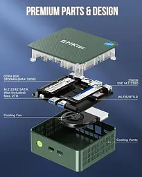 Міні ПК GMKtec G3 8/256Gb n100 Windows 11 Pro - мініатюра 4