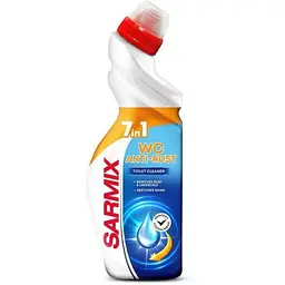 Засіб для миття унітазу SARMIX 750мл 7в1 Антиіржа