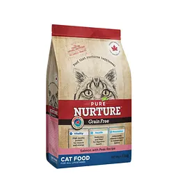 Сухий корм для котів Pure Nurture Grain Free Salmon with Peas All Lifestages Cats Беззерновий холістик з лососем 1.5 кг