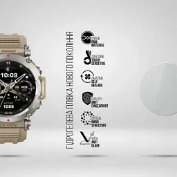 Плівка захисна Armorstandart Matte hydrogel Amazfit T-Rex Ultra 6 pcs (ARM91978) - мініатюра 2