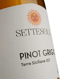 Вино Settesoli Pinot Grigio, біле, сухе, 11%, 0,75 л - мініатюра 3