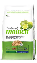 Сухий корм Trainer Natural Adult Maxi Con Pollo Fresco, Riso & Aloe Vera для собак гігантських порід 3 кг