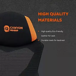 Ігрове крісло Canyon Wave MCH02 Mesh Black Orange (CNE-MCH02) - мініатюра 10