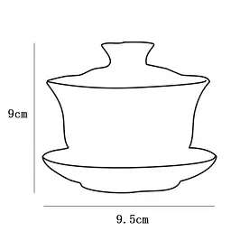 Гайвань Hammered Glass+кераміка - 150 мл - мініатюра 3
