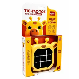 Дитяча гра Натискай швидко: Жираф Tic-Tac-Toe Bambi G66-3 зі світлом та звуком