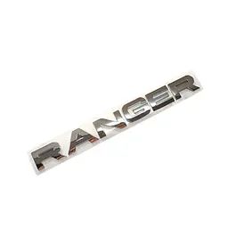 Емблема напис Ranger для Ford хром 300×32 мм пластик (на скотчі)