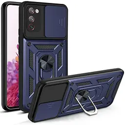 Чохол Ummi Camshield Serge Ring для Samsung Galaxy S20 FE Синій / Navy