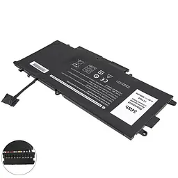 Батарея для ноутбука Dell 71TG4 (Latitude: 5289 7390) 11.4V 3000mAh Чорний