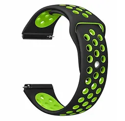Спортивний ремінець Primo Perfor Sport годинника для Samsung Galaxy Watch Active/Active 2 Black Green - мініатюра 2