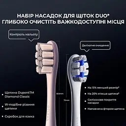 Електрична зубна щітка Oclean X Pro Digital Electric Toothbrush Purple - мініатюра 9