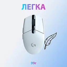 Миша бездротова Logitech G305 White (910-005291) - мініатюра 8