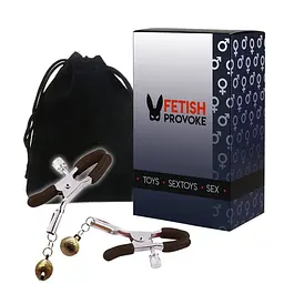 Затискачі для сосків Fetish Provoke Łańcuszek ozdobny #06, 7 см (сріблястий) - мініатюра 2
