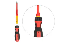 Набір викруток Intertool VT-3614 діелектричних Storm (у наборі 14 шт.) - мініатюра 3