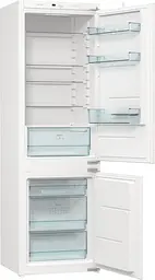 Вбудований холодильник Gorenje з морозильною камерою А+ NF+ зона свіжості LED дисплей білий (NRKI418FE0) - мініатюра 3