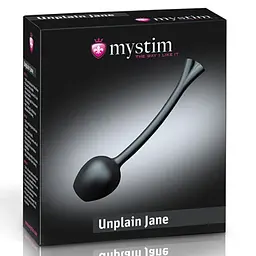 Вагінальні кульки Mystim Unplain Jane, 14.3 см, чорний - мініатюра 3