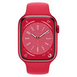 Смарт годинник Apple Watch Series 8 GPS 41mm RED Aluminum Case Band - M/L (MNUH3) Червоний - мініатюра 2