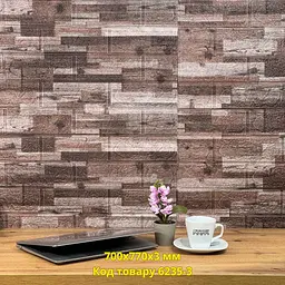 Самоклеюча декоративна 3D панель Тревізо 700x770x3 мм - мініатюра 2