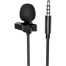 Петличний мікрофон Hoco L14 3.5mm 2m Black [136290]