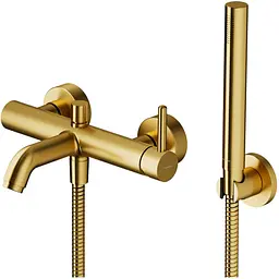 Змішувач для ванни Omnires Y brushed gold (Y1231GLB)