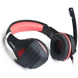 Гарнітура Real-El GDX-7600 Black/Red (EL124100028) - мініатюра 3