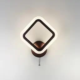 Геометричний LED світильник в корпусі coffee Line F 2400/1S CF - мініатюра 2