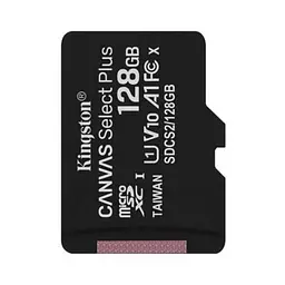 Карта пам'яті Kingston 128 GB microSDXC Class 10 UHS-I Canvas Select Plus + SD Adapter SDCS2/128GB - мініатюра 3