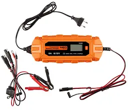 Зарядний пристрій 6А/100Вт 3-150А·год для STD/AGM/GEL/LiFePO4 Neo Tools avt0001185