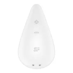 Вібратор для зовнішньої стимуляції Satisfyer Dew Drop White, 2 мотори, 12 режимів, м’який корпус - мініатюра 2
