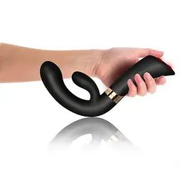 Вібратор для точки G Rocks-Off Enigma Vibrator Black чорний з багаторежимною стимуляцією та потужними вібраціями - мініатюра 4