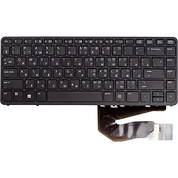 Клавіатура для ноутбука HP EliteBook 840 G1, 850 G1 чорний, чорний фрейм (KB310745)