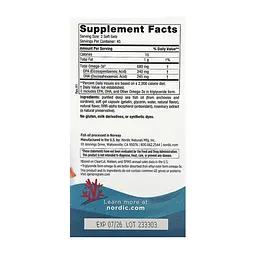 Омега-3 для підлітків Nordic Naturals Ultimate Omega Junior 90 mini softgels - мініатюра 2