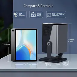 HP Проєктор HP MC475 FHD, 200 lm, LED, 0.8, WiFi, Smart - мініатюра 9