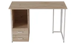 Комп'ютерний стіл Ferrum-decor Отто 75x120x60 білий ДСП Дуб Артізан 16мм (FRD-101024) - мініатюра 3
