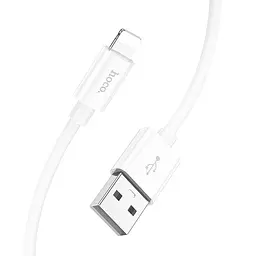 Дата кабель Hoco X 87 Magic silicone USB to Lightning (1 m) White - мініатюра 4