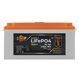 Акумулятор LP LiFePO4 для ДБЖ LCD 24V (25,6V) - 90 Ah (2304Wh) (BMS 150A/75А) пластик - мініатюра 4