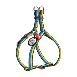 Шлея для собак WAUDOG Nylon з QR паспортом анатомічна "Colors of freedom" XS (319-4020) - мініатюра 2