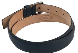 Ремінь жіночий Tod's 85-106 см 2.5 см шкіра Синій - мініатюра 7