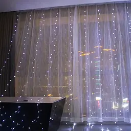 Гірлянда XPRO Xmas LED Водоспад 3х1.5 м, 240 білих діодів (47663-7597_300) - мініатюра 2