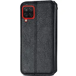 Шкіряний чохол-книжка GETMAN Cubic (PU) для Samsung Galaxy A12 / M12 Чорний - мініатюра 2
