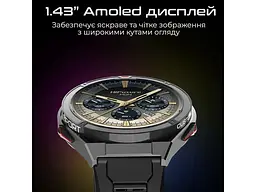 Смарт-годинник HiFuture Active Black-Red - мініатюра 5