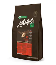 Сухий беззерновий корм з лососем для собак всіх порід Nature's Protection Lifestyle Grain Free Salmon, 17 кг