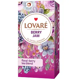 Бленд цветочно-ягодного чая Lovare Berry Jam 36 г (24 шт. х 1.5 г)