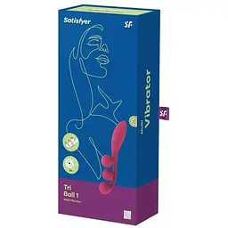 Універсальний вібратор Satisfyer Tri Ball 1, 3 двигуна гнеться - мініатюра 6
