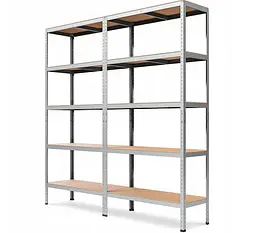 Стелаж LEOBRO Premium 200 х 90 х 40 см, 175кг/полиця, 5 полиць (LB-R118) - мініатюра 2