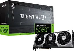 Відеокарта GeForce RTX 5060 Ti 16GB MSI Ventus 3X OC (RTX 5060 Ti 16G VENTUS 3X OC)
