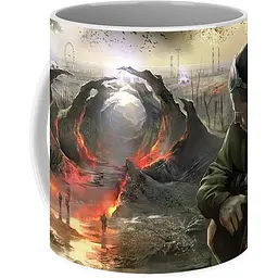 Кухоль GeekLand Сталкер S.t.a.l.k.e.r. Stalker Clear Sky ST.02.09 330 мл білий - мініатюра 2