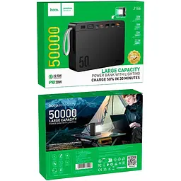 Зовнішній акумулятор Hoco J166 Carretera 50000mAh 22.5W Black [165927] - мініатюра 7