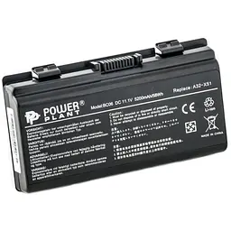 Акумулятор PowerPlant для ноутбуків ASUS X51H (A32-T12, AS5151LH) 11.1V 5200mAh