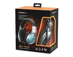 Ігрові навушники Real-El GDX-7670 Stereo GunMetal Grey - мініатюра 6