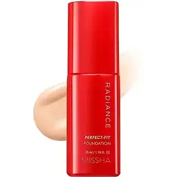 Тональна основа для обличчя Missha Radiance Perfect-Fit Foundation SPF 30 PA++ №23 стійка 35 мл